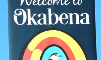 Okabena Banners in Place